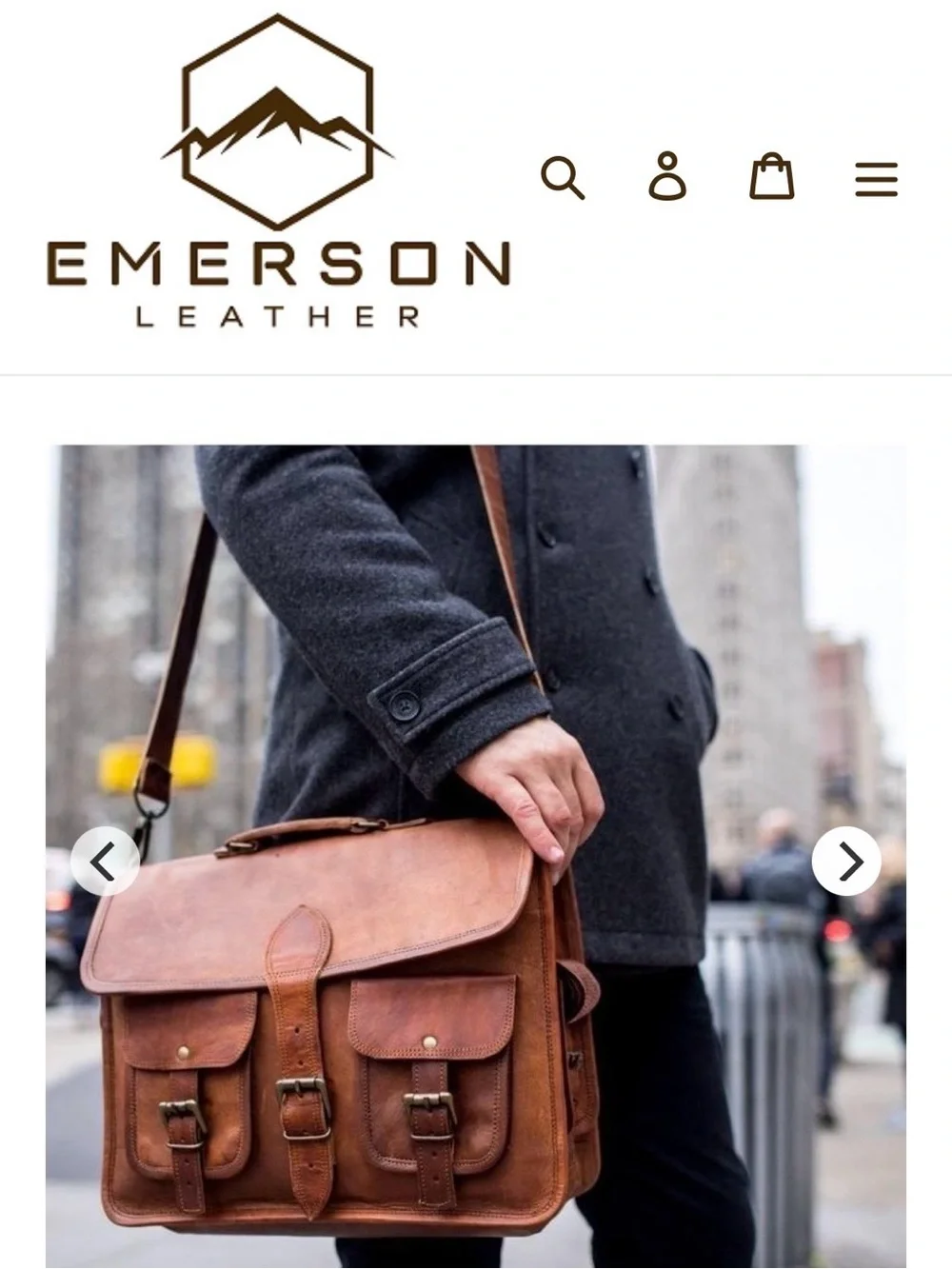 Brown Leather Convertible Backpack-Satchel. Like new